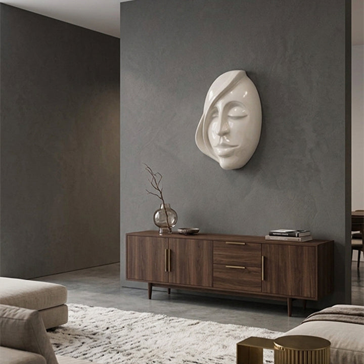 Fiber Glass Face Mask Ivory