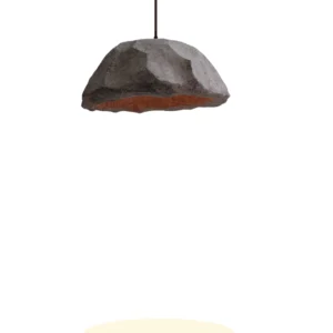 Ceiling light-chiseled stone-look
