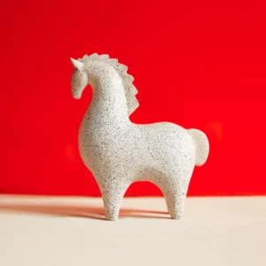 Snub Horse Sculpture 18 cm high