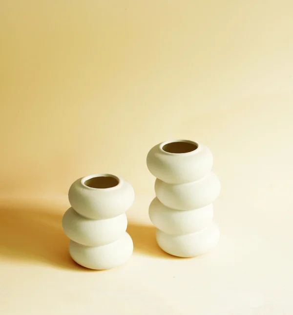 Ceramic Vases-Bloom- 24 cm high pair - Image 7