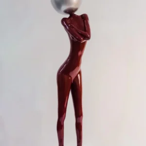 silent gaze sculpture