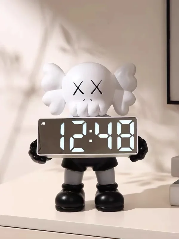 Digital clock sculpture with Alarm 8.5 in high - Image 2